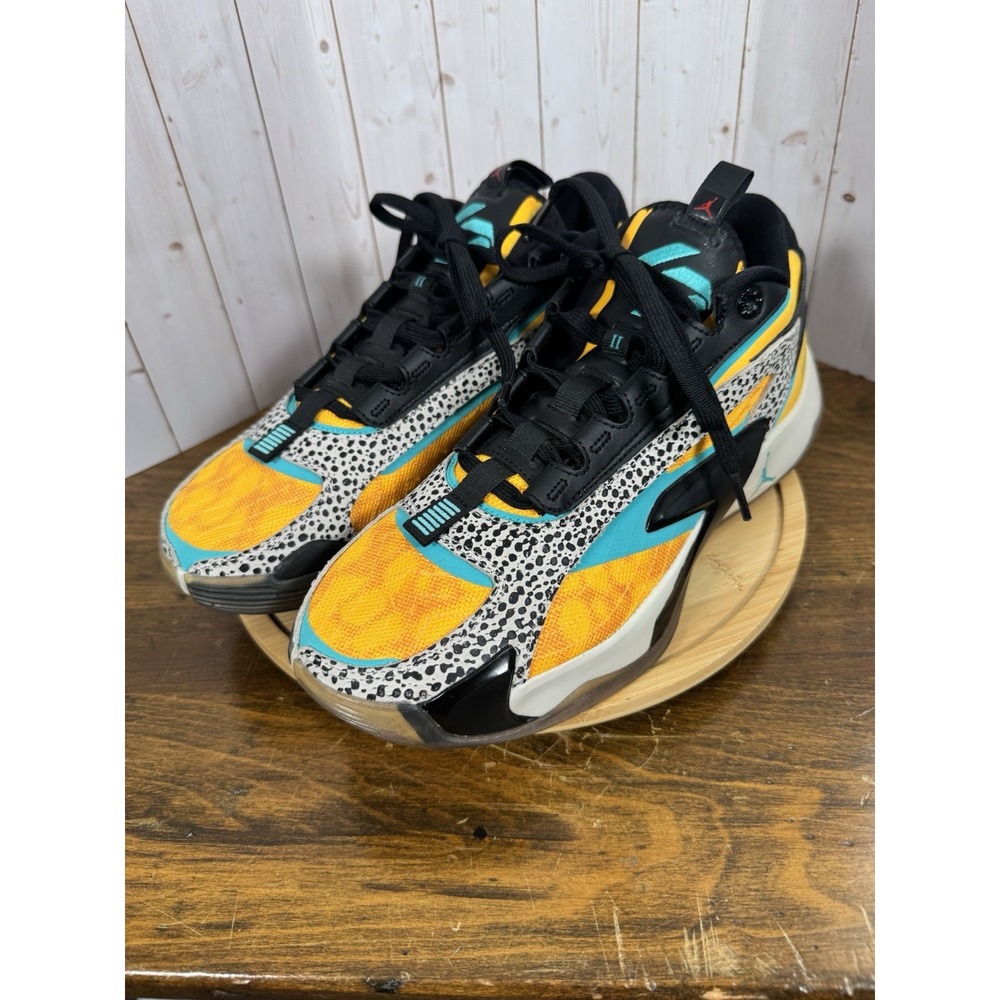 Nike Air Jordan Luka 2 Doncic Mens FQ9044-800‎ Size 10 Laser Orange Black Jade